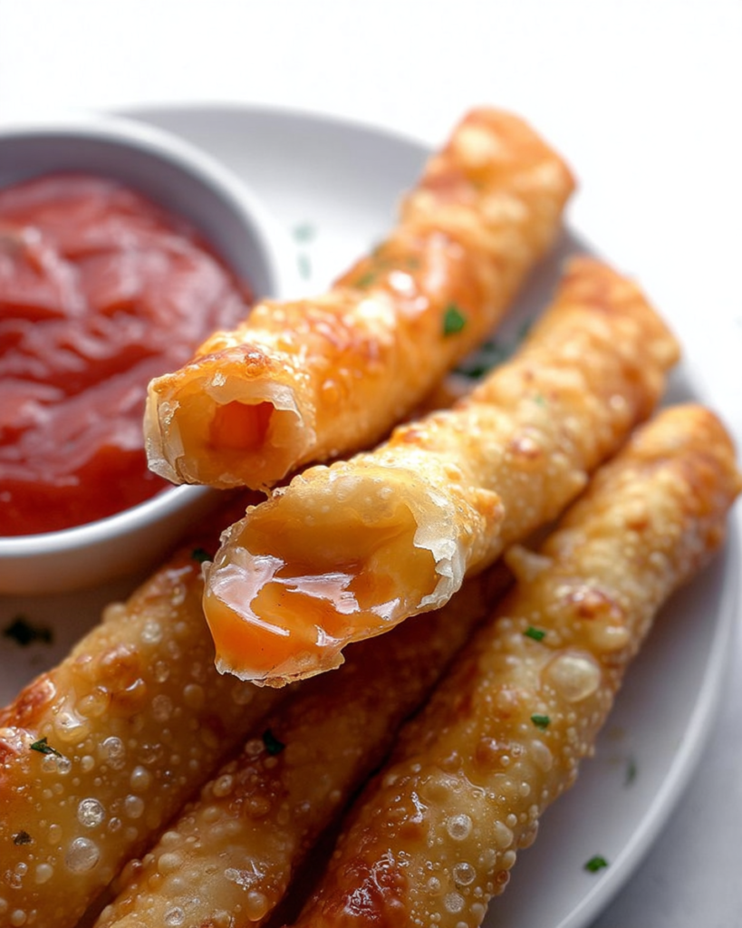 Cheesy Pepperoni Pizza Sticks