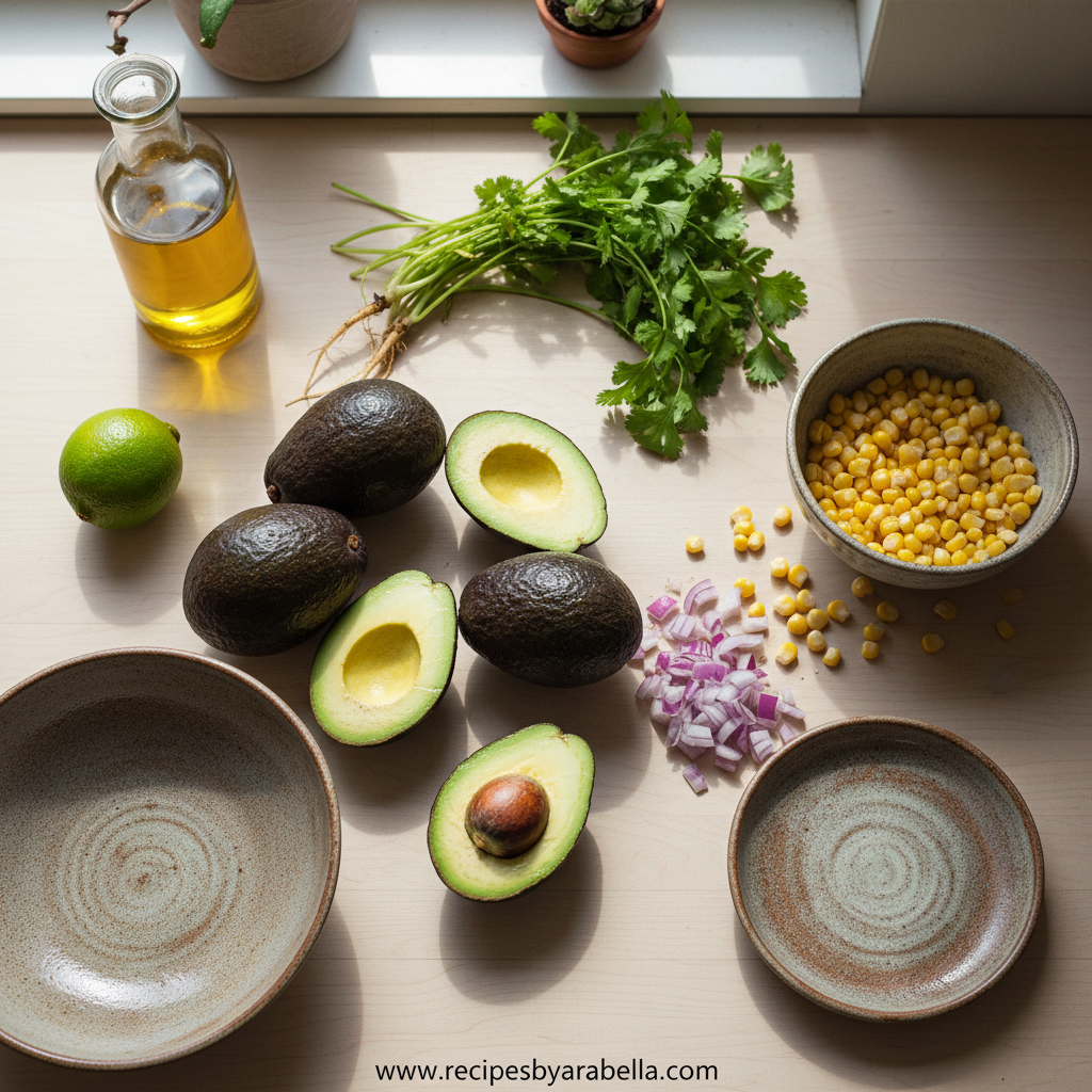 Perfect Avocado Corn Salad Recipe - Ultimate Summer Fresh Corn Avocado Guide 2 Fresh ingredients for avocado corn salad