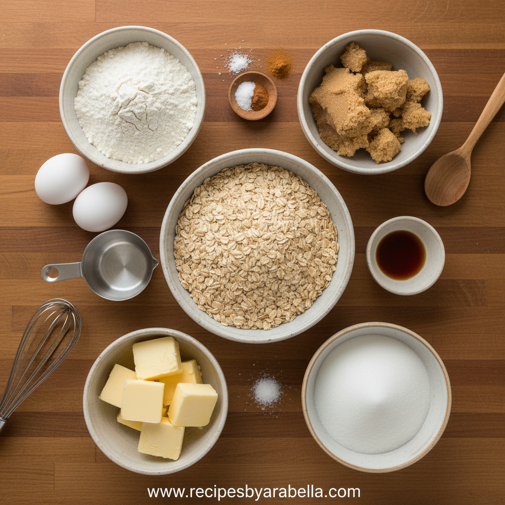 Ultimate Classic Oatmeal Cookies Recipe - Traditional Chewy Golden Treats 2 Ingredients for making classic oatmeal cookies