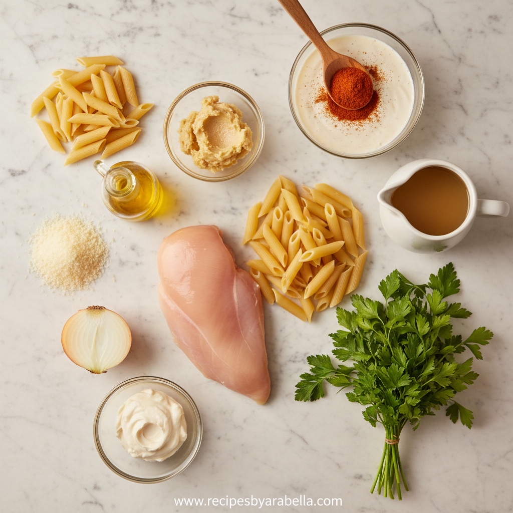 Ultimate Smoky Garlic Butter Chicken Pasta - One Pan Comfort Food Dinner 2 Ingredients for smoky garlic butter chicken pasta