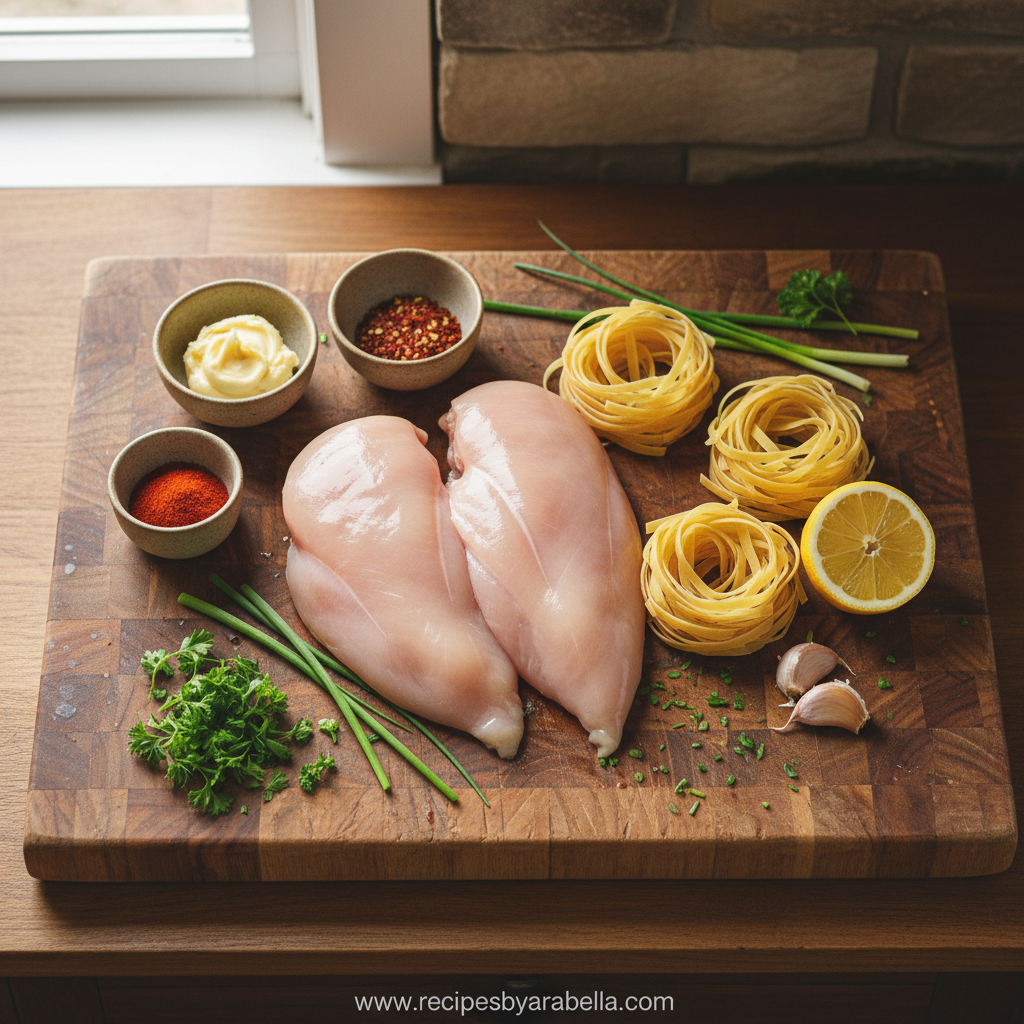 Cowboy Butter Chicken Linguine: Creamy Garlic Butter Pasta Recipe 2 Ingredients for cowboy butter chicken linguine