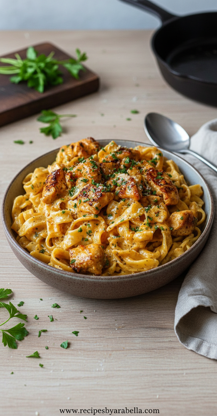 Ultimate Cowboy Butter Chicken Pasta Recipe – One Pan Creamy Comfort Food Dinner 6 cowboy-butter-chicken-pasta-recipe--easy--creamy-and-flavorful---k-popkitchen_feature