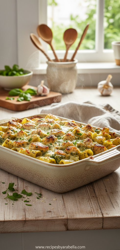 creamy-pesto-chicken-pasta-bake---easy-recipe_feature