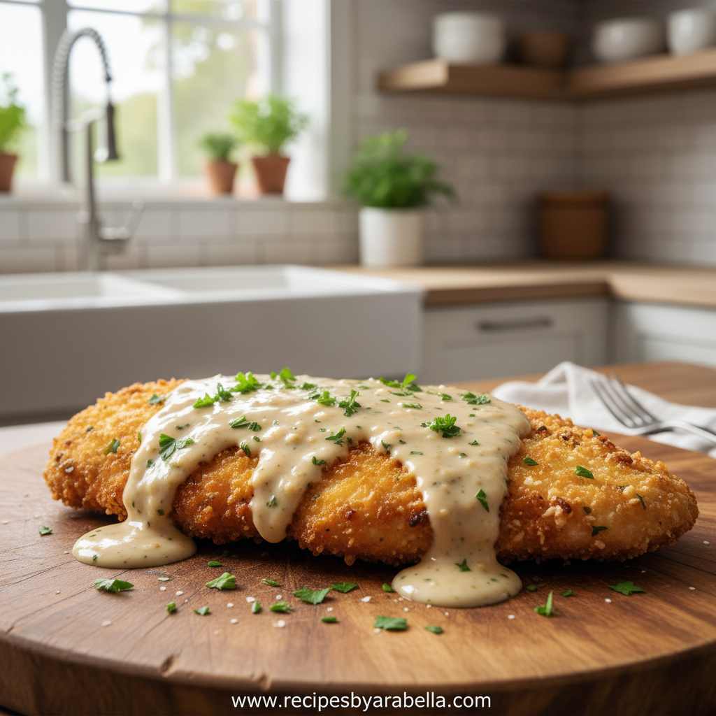 crispy-parmesan-chicken-with-a-rich-garlic-sauce---easy-dinner-idea---delectable-meal_feature