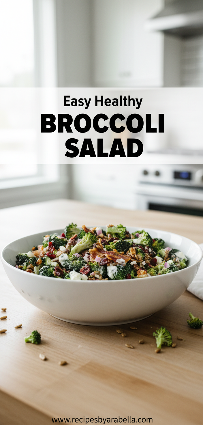 Ultimate Healthy Broccoli Salad with Greek Yogurt Dressing - Easy Make-Ahead Recipe 9 easy-healthy-broccoli-salad-recipe_feature