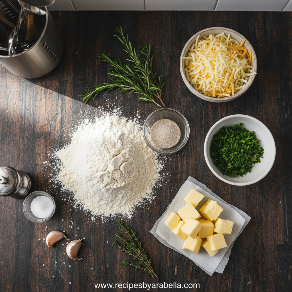 Ultimate Potluck Cornbread Salad Recipe - Easy Layered Southern Style Side Dish 2 Ingredients for cornbread salad arranged on counter