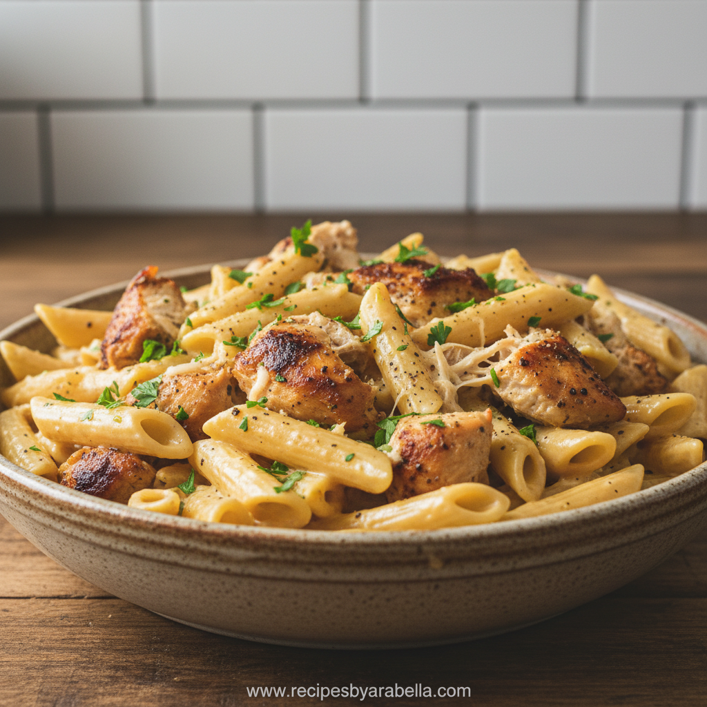 irresistible-creamy-rotisserie-chicken-pasta-recipe_feature