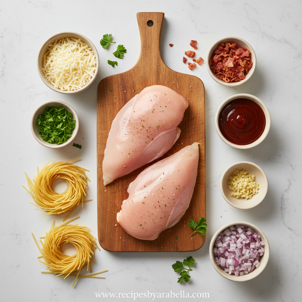 Ultimate Monterey Chicken Spaghetti Recipe - Easy Cheesy Casserole 2 Ingredients for Monterey chicken spaghetti recipe