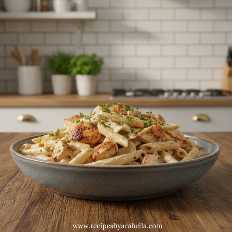 irresistible-creamy-rotisserie-chicken-pasta-recipe_feature