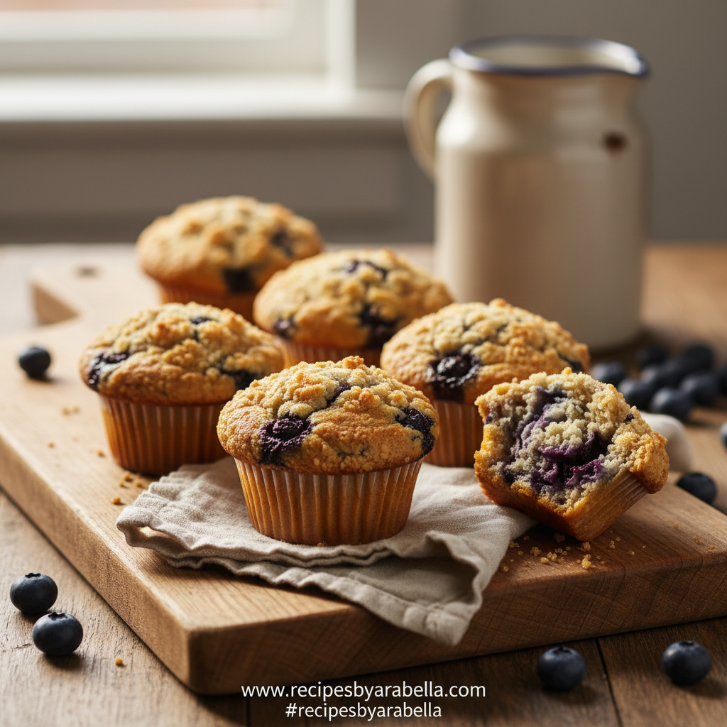 Bakery Style Streusel Blueberry Muffins – Ultimate Fluffy Recipe 1 Bakery style fluffy blueberry muffins with streusel topping