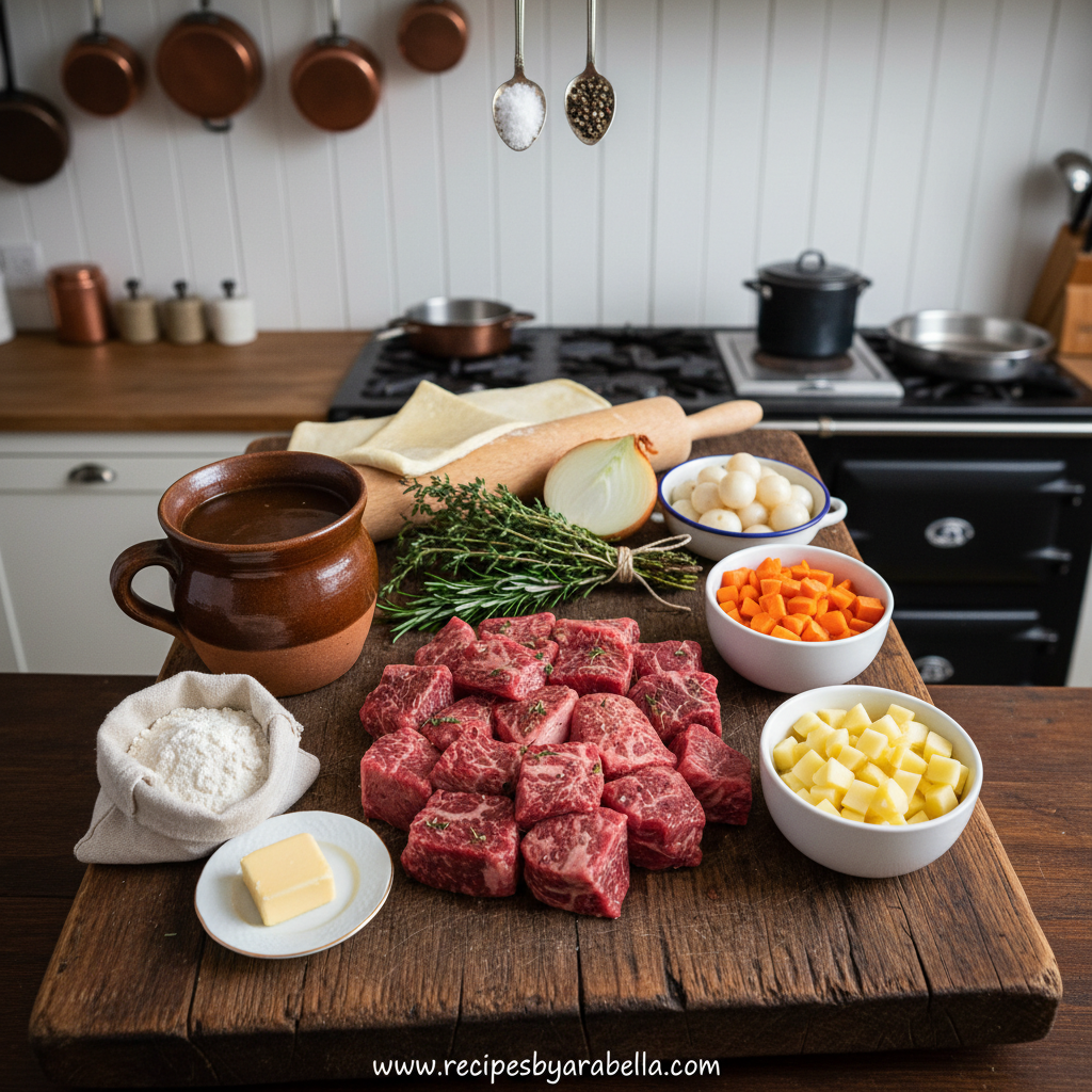 Classic Beef Pot Pie Recipe – Comforting and Flaky Golden Crust 2 Ingredients for Beef Pot Pie
