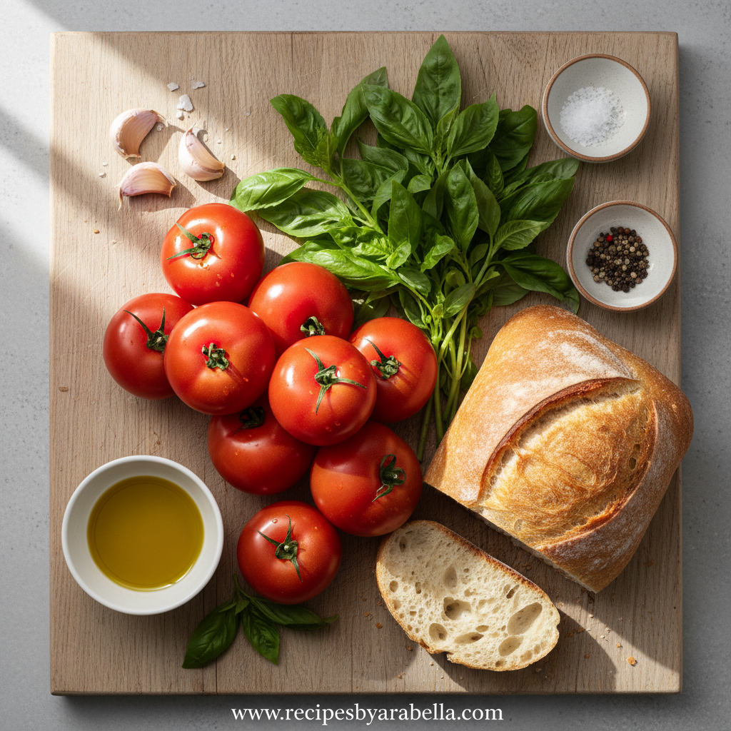 Authentic Homemade Bruschetta: A Fresh and Easy Italian Appetizer 2 Ingredients for homemade bruschetta