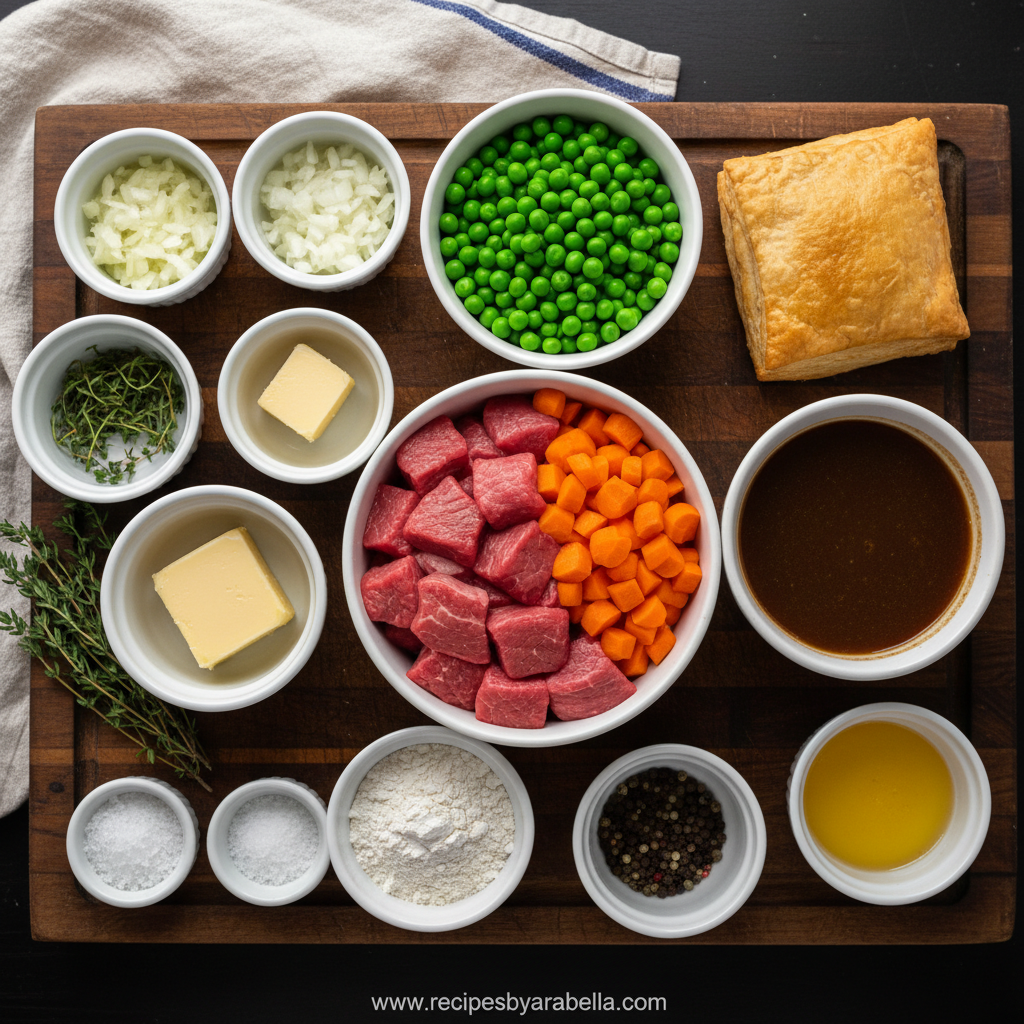 Delicious Individual Beef Pot Pies Recipe – Perfect Single Serve Comfort Food 2 Ingredients for individual beef pot pies