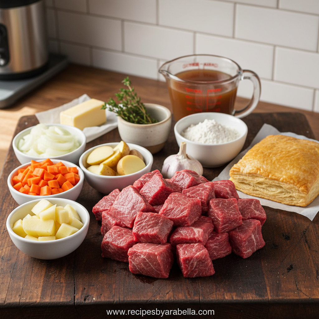 Savory Beef Stew Pot Pie Recipe – Ultimate Comfort Food 2 Ingredients for Savory Beef Stew Pot Pie