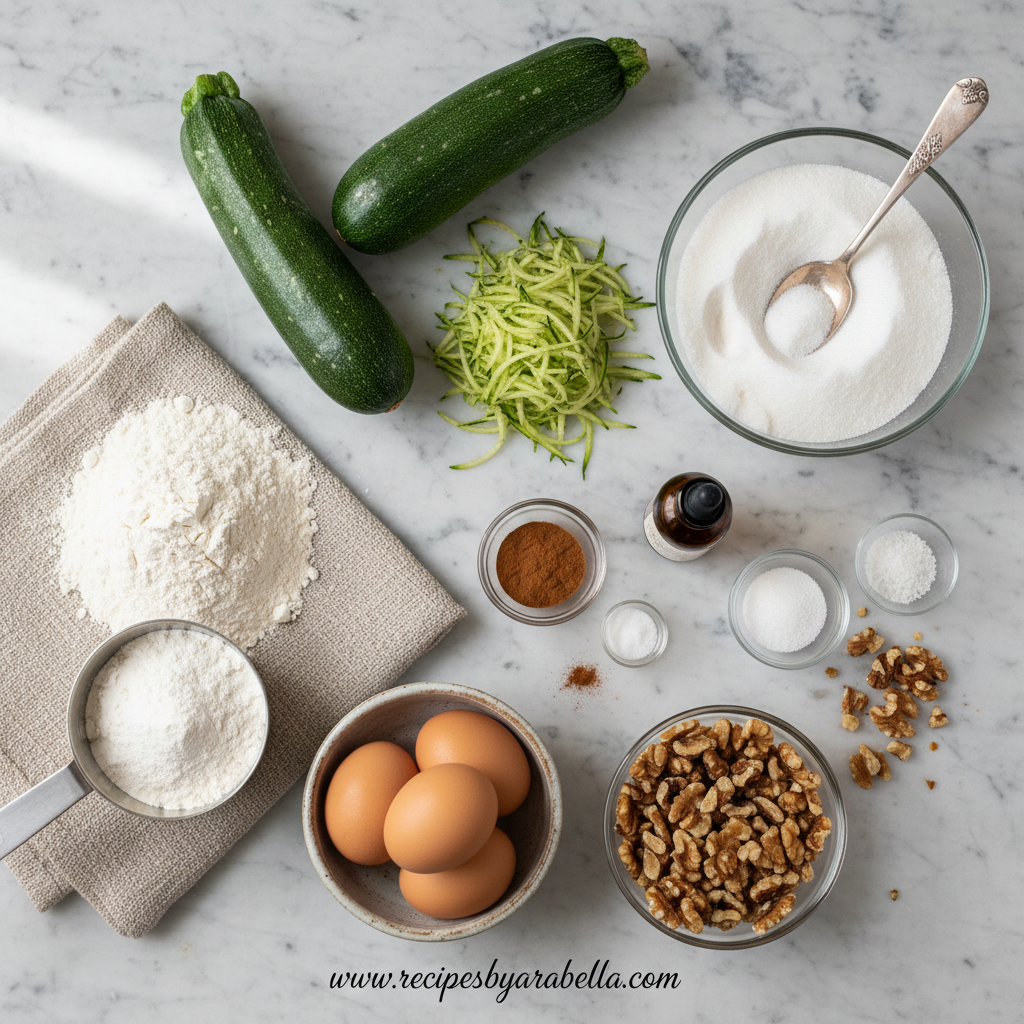 World's Best Zucchini Bread Recipe – Moist, Classic, and Delicious 2 Ingredients for Zucchini Bread