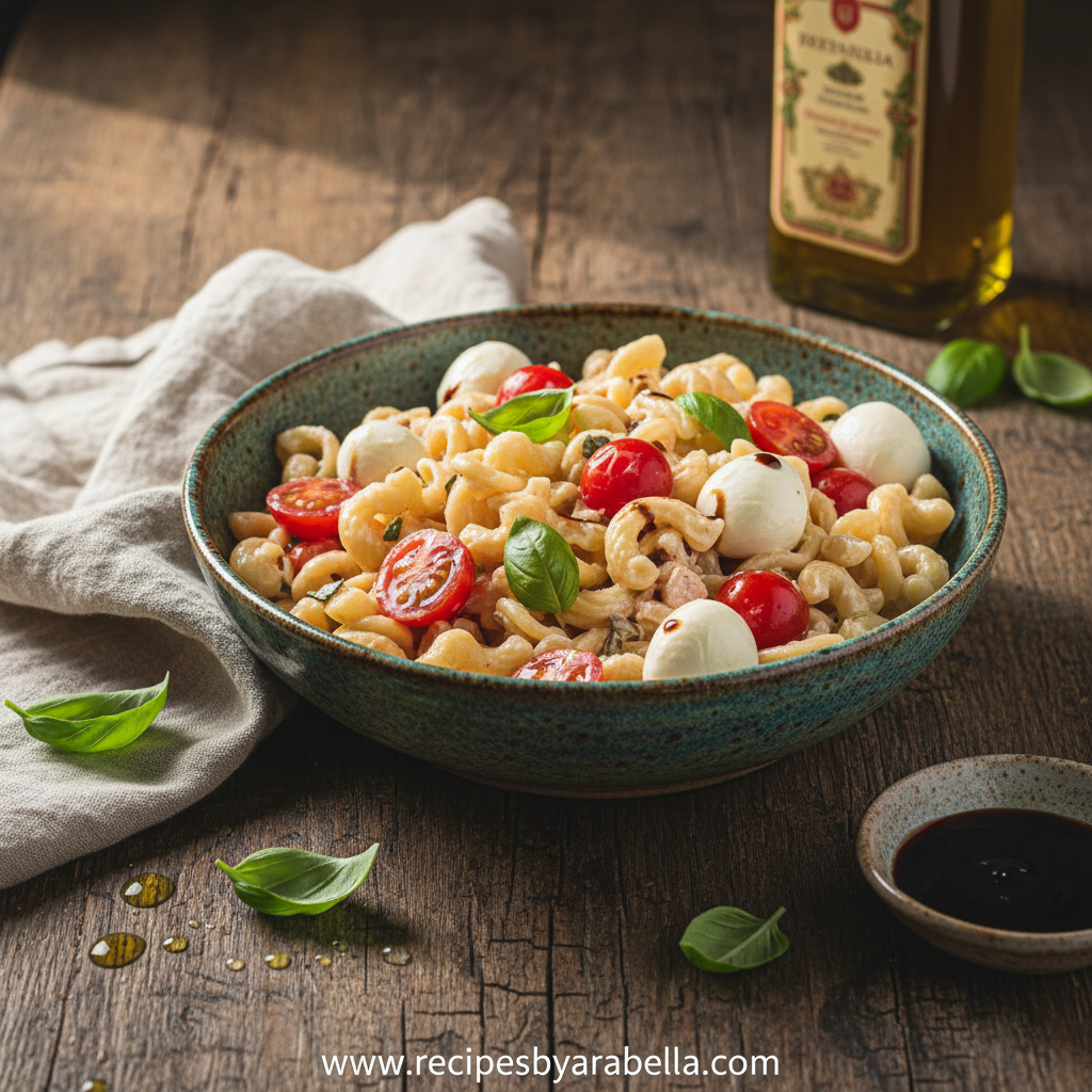 Caprese Pasta Salad (Italian Style): A Fresh and Flavorful Dish 14 caprese-pasta-salad--italian-style-_feature