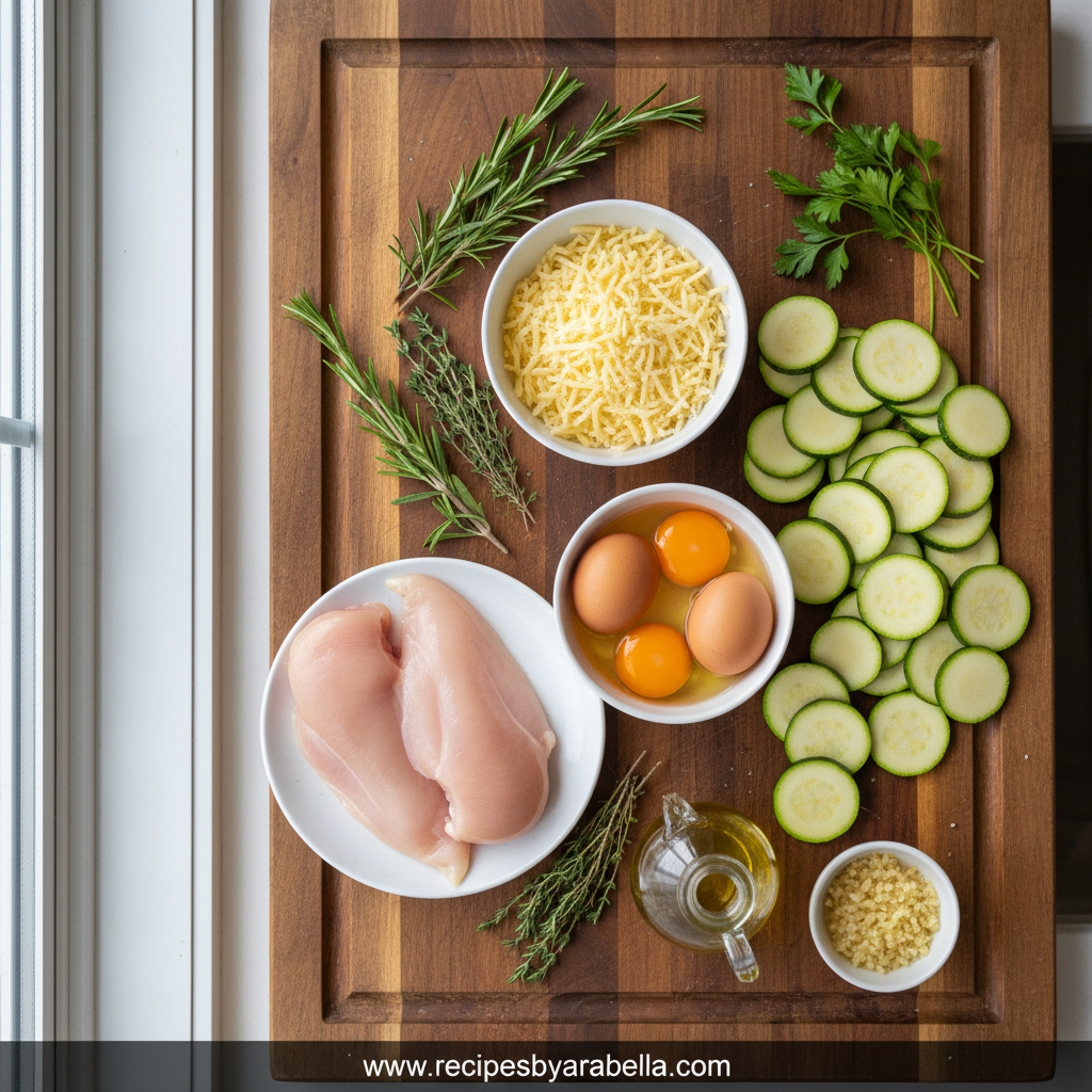 Ultimate Chicken Zucchini Bake: A Healthy One-Dish Meal 2 Ingredients for Chicken Zucchini Bake