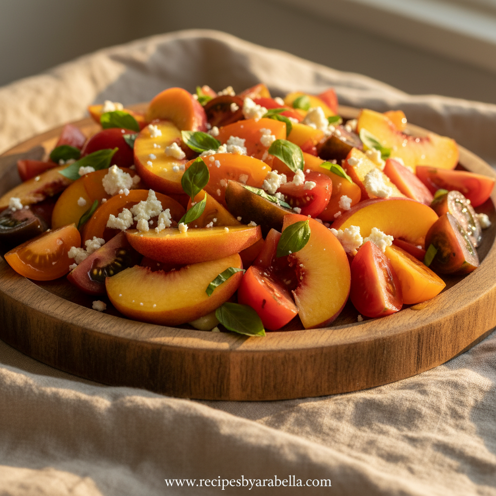peach-salad-with-heirloom-tomatoes---summer-dinner-recipes---salad-recipes_feature