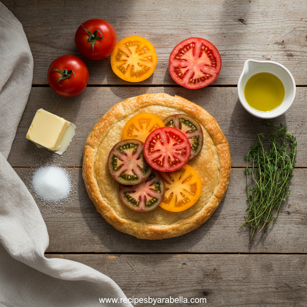 Tomato Tarte Tatin: A French-Inspired Upside Down Tomato Tart 2 Ingredients for Tomato Tarte Tatin
